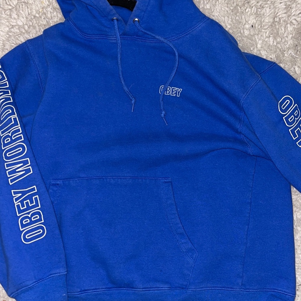 OBEY blue hoodie